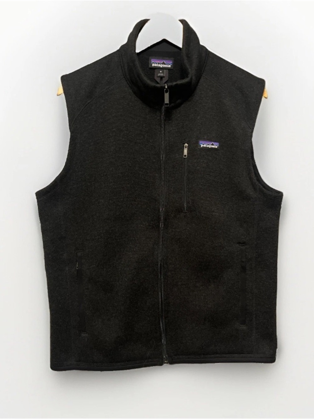 Patagonia Mens Black Full-Zip Fleece Vest M